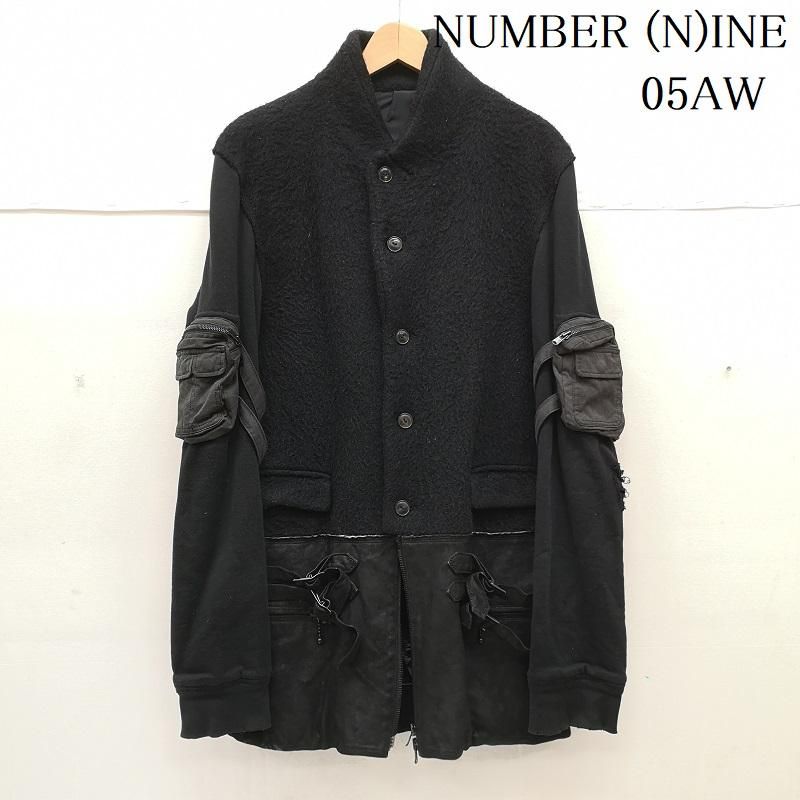 ナンバーナイン 2005AW the high street 再構築 ジャケット ナンバーナイン 05AW HIGH STREET期 ハイストリート期 ドッキング 再