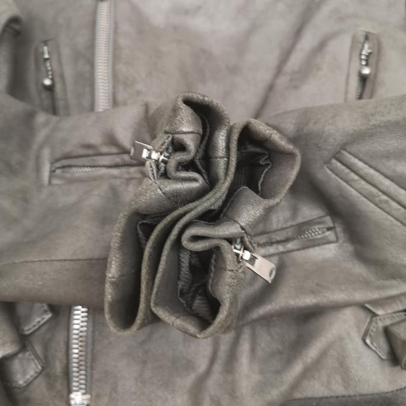ナンバーナイン 06AW ノアール期 NOIR期 ドッキング レザー ライダース