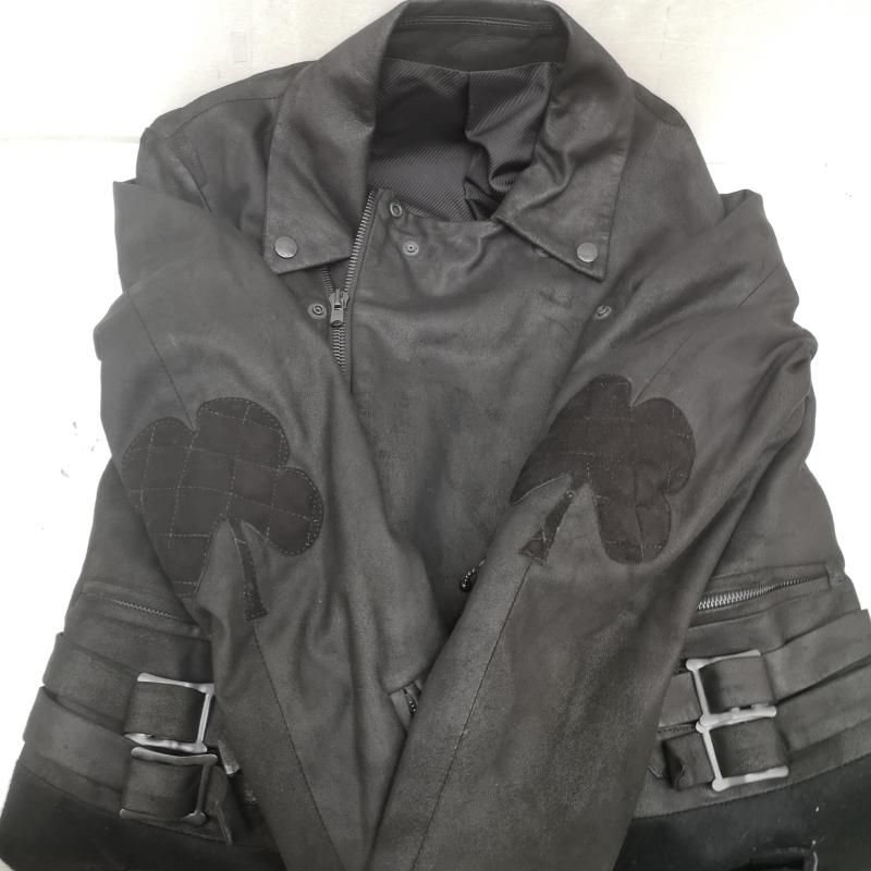 ナンバーナイン 06AW ノアール期 NOIR期 ドッキング レザー ライダース