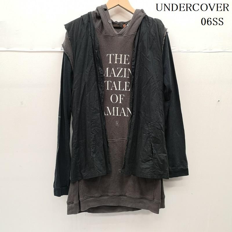 アンダーカバー 06SS T期 ZAMIANG スタッズ レイヤード ドッキング