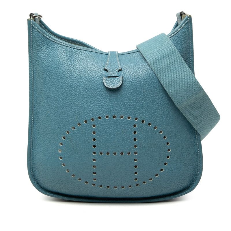 エルメス エブリン3 斜め掛け ショルダーバッグ □R刻印 ブルージーン トリヨンクレマンス レディース HERMES【1-0276815】 134,000円