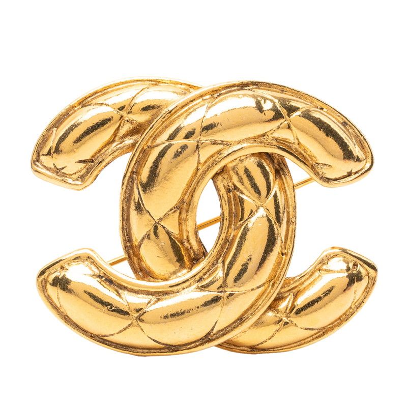 シャネル ココマーク ヴィンテージ ブローチ ゴールド メッキ レディース CHANEL【1-0278079】