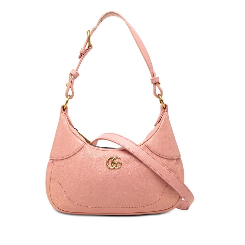 グッチ アフロディーテ スモール ハンドバッグ ショルダーバッグ 2WAY 731817 ピンク レザー レディース GUCCI【1-0279608】