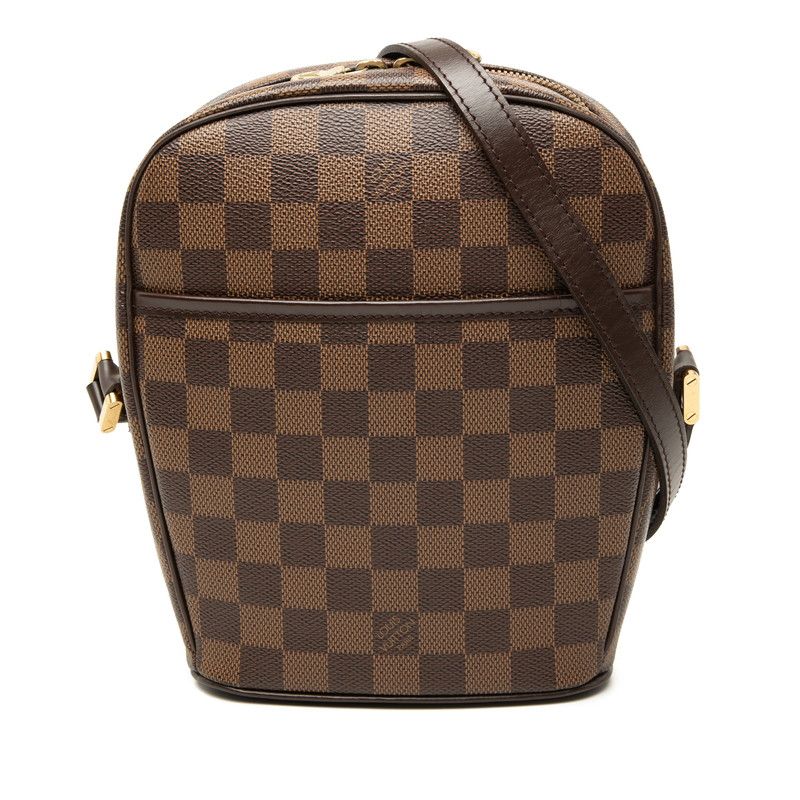ルイ ヴィトン ダミエ イパネマPM 斜め掛け ショルダーバッグ N51294 ブラウン PVC レザー レディース LOUIS VUITTON【228-80655】
