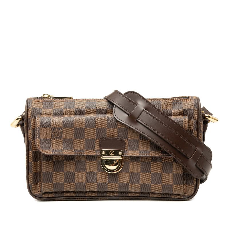 ルイ ヴィトン ダミエ ラヴェッロGM ショルダーバッグ ハンドバッグ 2WAY N60006 ブラウン PVC レザー レディース LOUIS VUITTON【228-80669】 85,140円