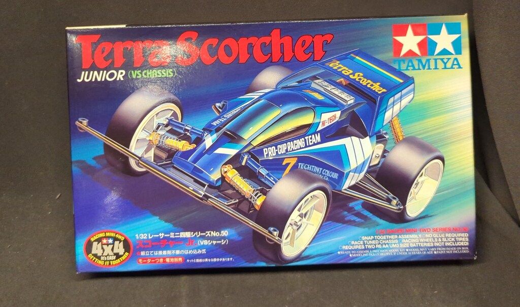 レーサーミニ四駆シリーズNO.50スコーチャーJr.(VSシャーシ)タミヤ タミヤ レーサーミニ四駆シリーズNo.50 スコーチャーJr. (VSシャーシ