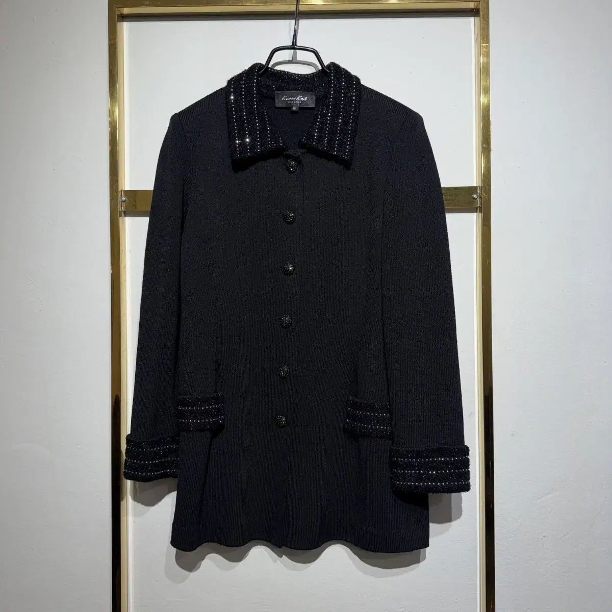 Kanon Knit ウール ブレンド ハンドメイド ニット ジャケット 10