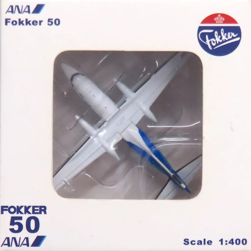 【中古】ミニカー 1/400 ANA Fokker 50 #JA8200