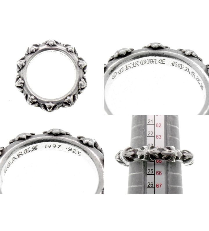 クロムハーツ CHROME HEARTS 【 CROSS BAND RING 】 クロス バンド