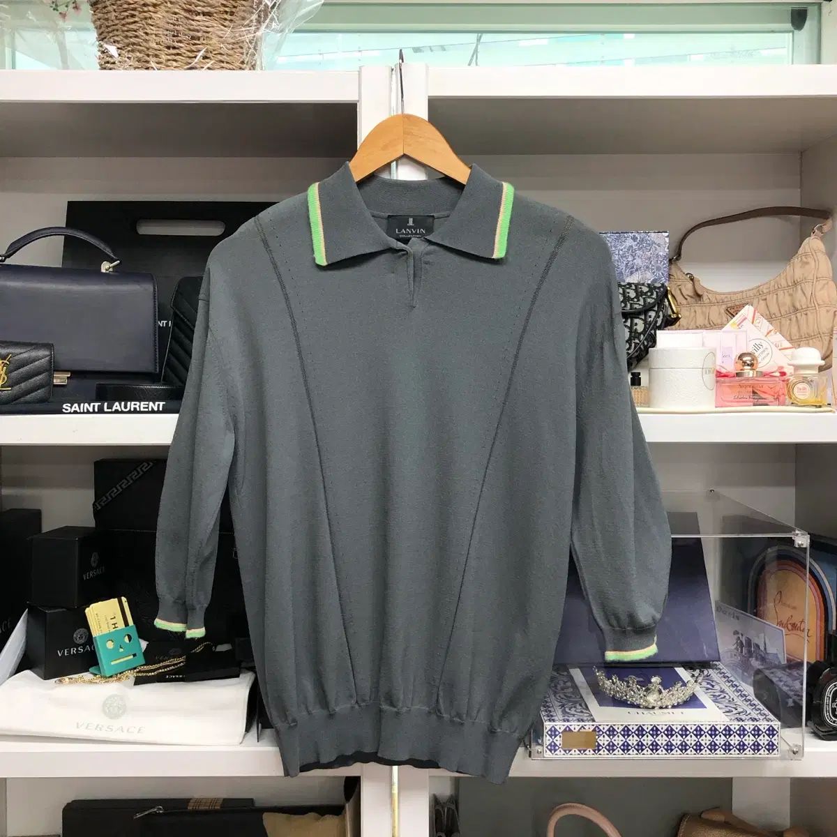 LANVIN ランバンコレクション バイカラー ニット トップス