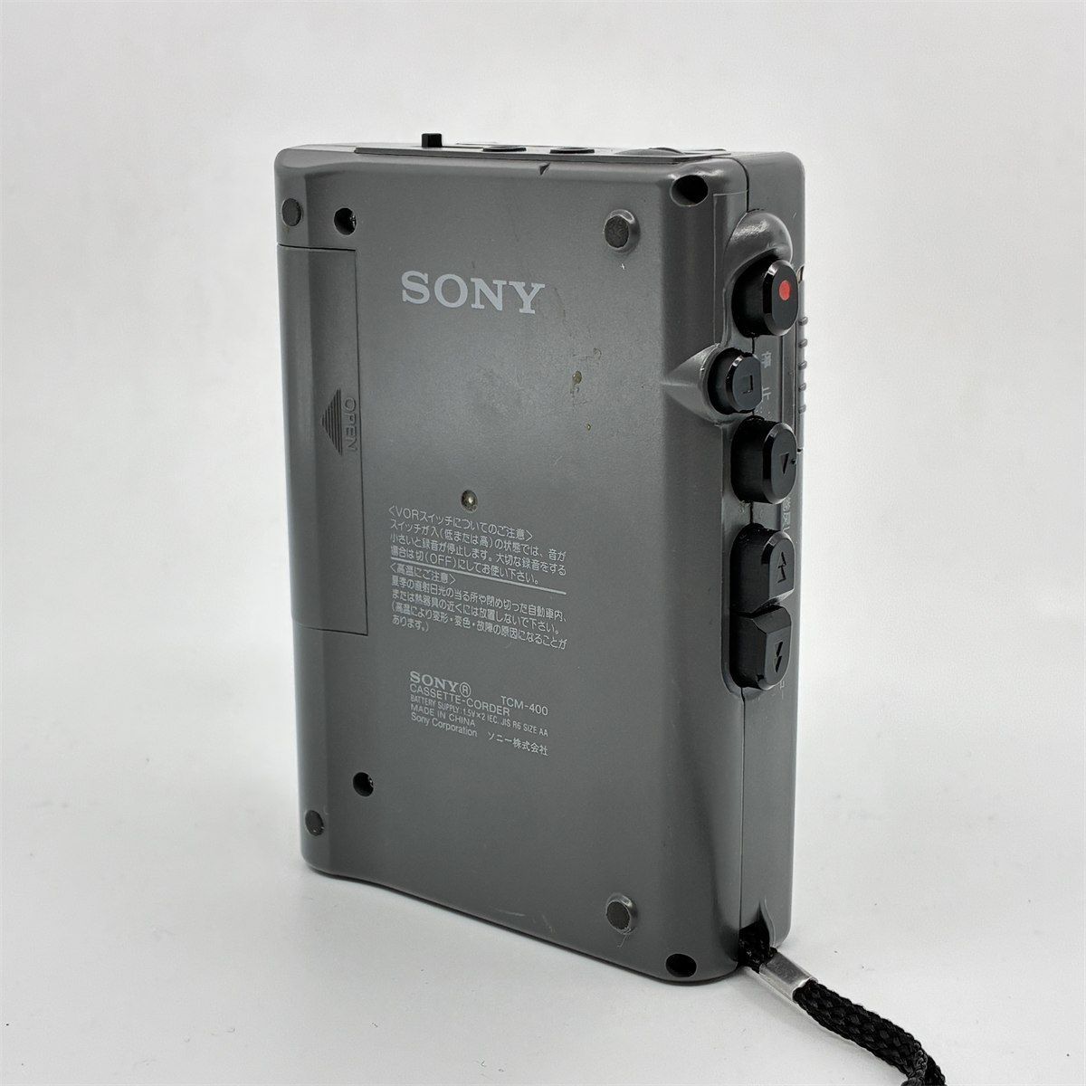SONY ソニー カセットレコーダー TCM-400 動作確認済 CLEAR VOICE VOR