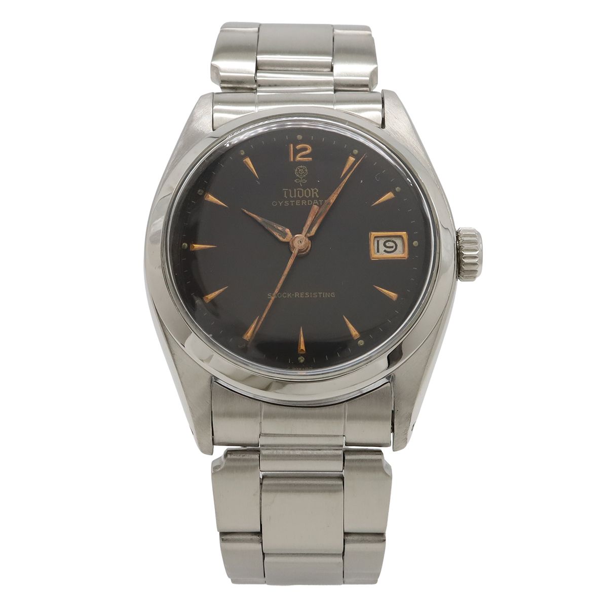 TUDOR チュードル チューダー オイスターデイト コバラ ブラック文字盤