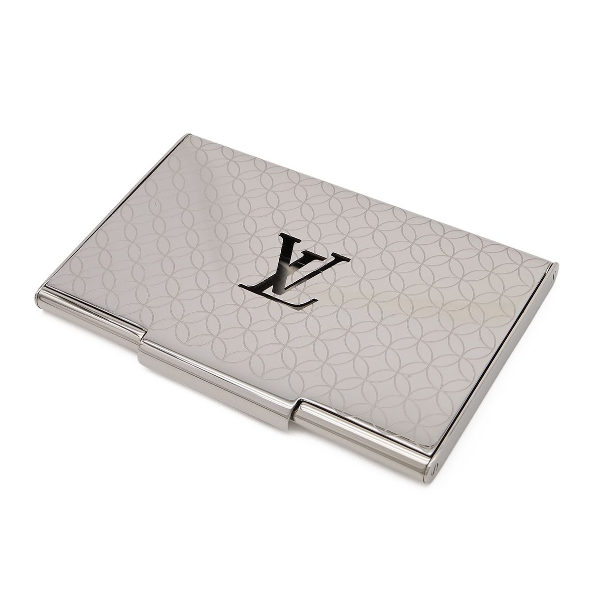 LOUIS VUITTON ルイ ヴィトン ポルト カルト シャンゼリゼ カードケース 名刺入れ メタル シルバー M65227