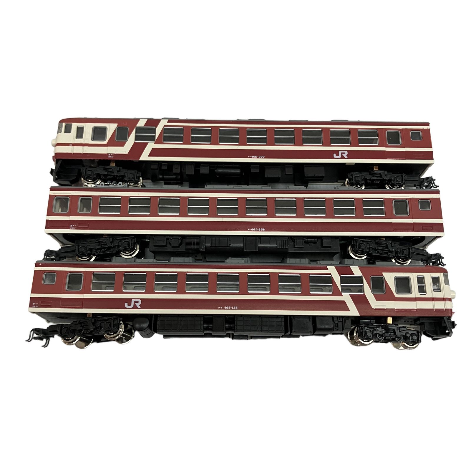 KATO 10-450 165系 急行電車 ムーンライト 赤 レッド 3両セット N