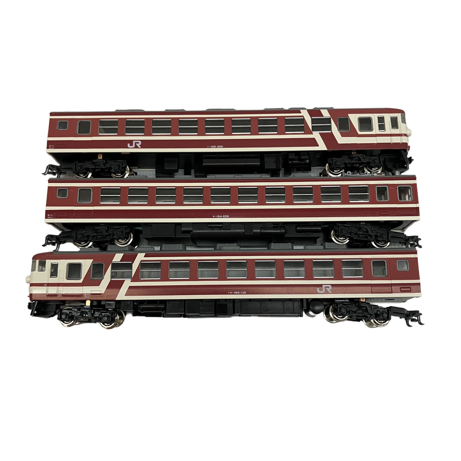 KATO 10-450 165系 急行電車 ムーンライト 赤 レッド 3両セット N