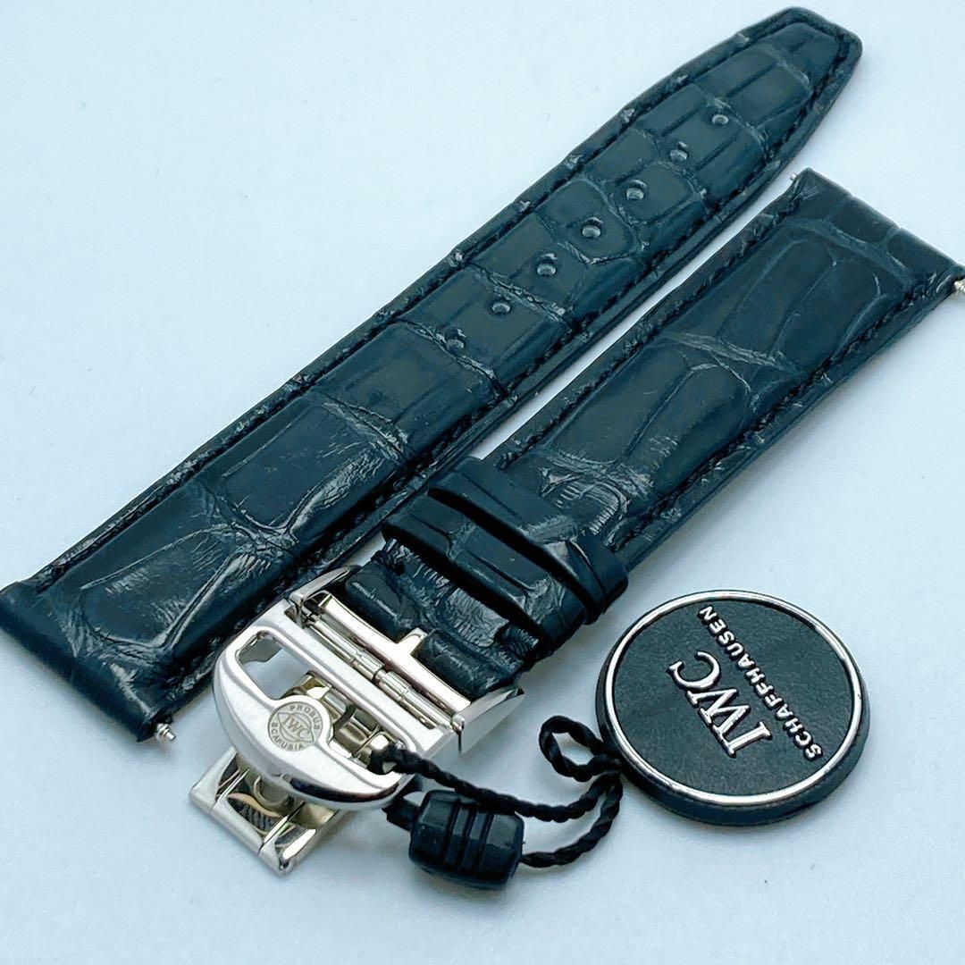IWC ポルトギーゼ　アリゲーター　Dバックル付き　純正　ベルト　美品