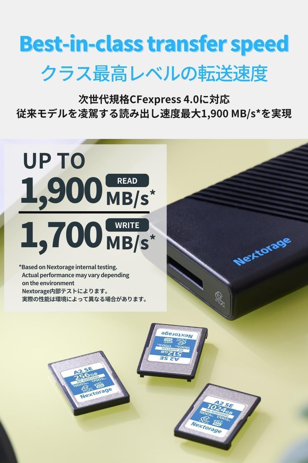 Nextorage 日本メーカー CFexpress 4.0 Type A 256GB メモリーカード