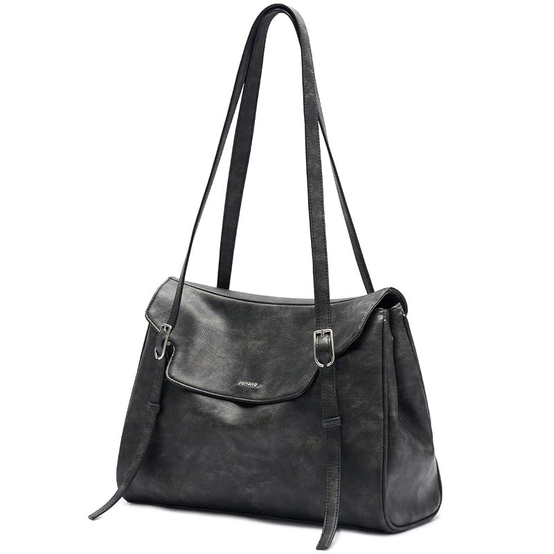 Jonbag トートバッグ レディース ショルダーバッグ PU レザー 人気 a4 大容量 軽量 自立 2way 肩掛けかばん おしゃれ 結婚式/就活/通勤 バッグ レディース ブラウン