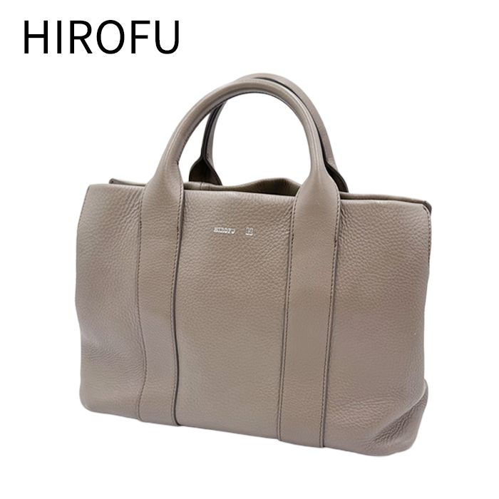 レディースファッション HIROFU ヒロフ トートバッグ メタリックグレー 