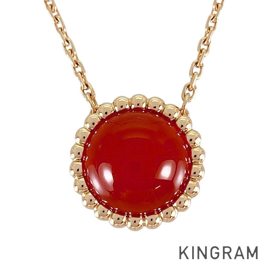 ヴァンクリーフ＆アーペル Van Cleef & Arpels ペルレクルール VCARP4DO00 K18PG カーネリアン ネックレス ss【中古】