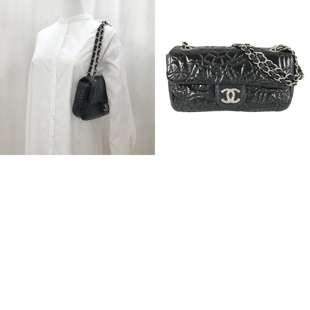 シャネル CHANEL パテントレザー ショルダーバッグ sh【中古】 - メルカリ