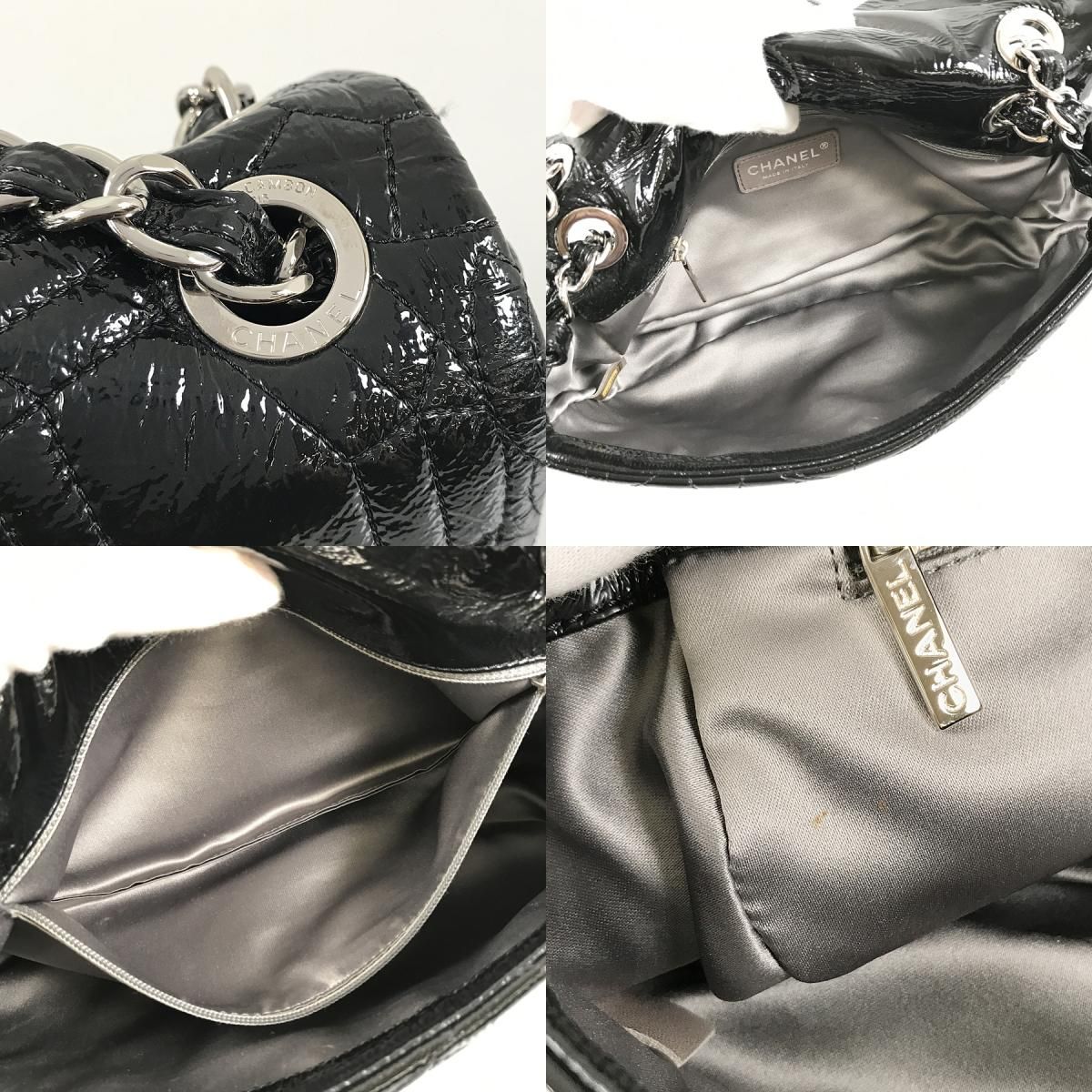シャネル CHANEL パテントレザー ショルダーバッグ sh【中古】 - メルカリ