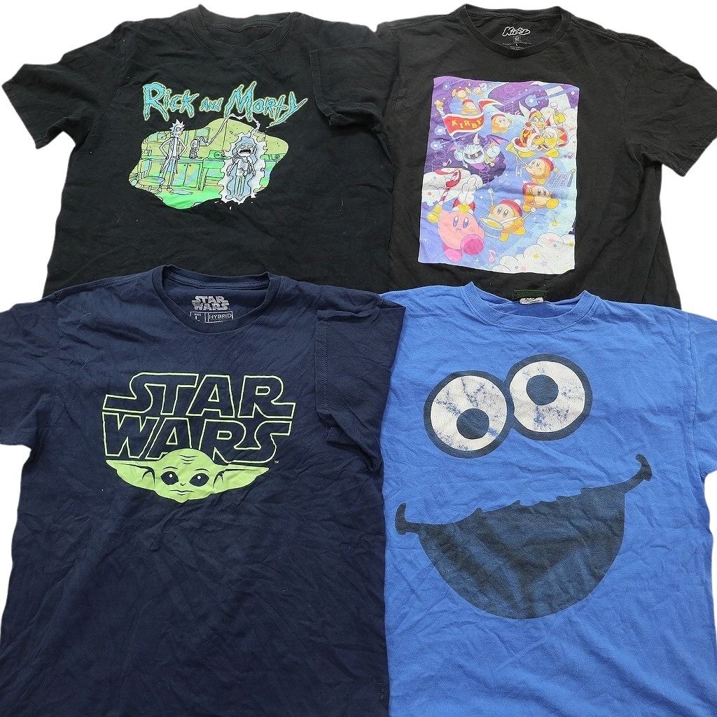古着卸 まとめ売り キャラクター Tシャツ 16枚セット ( メンズ L