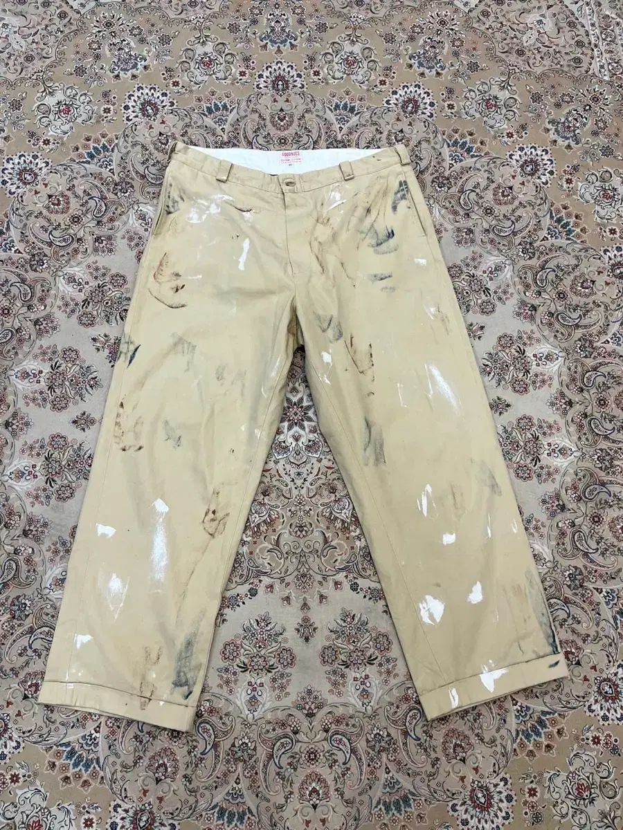 グッドネス ペインティング チノパンツ