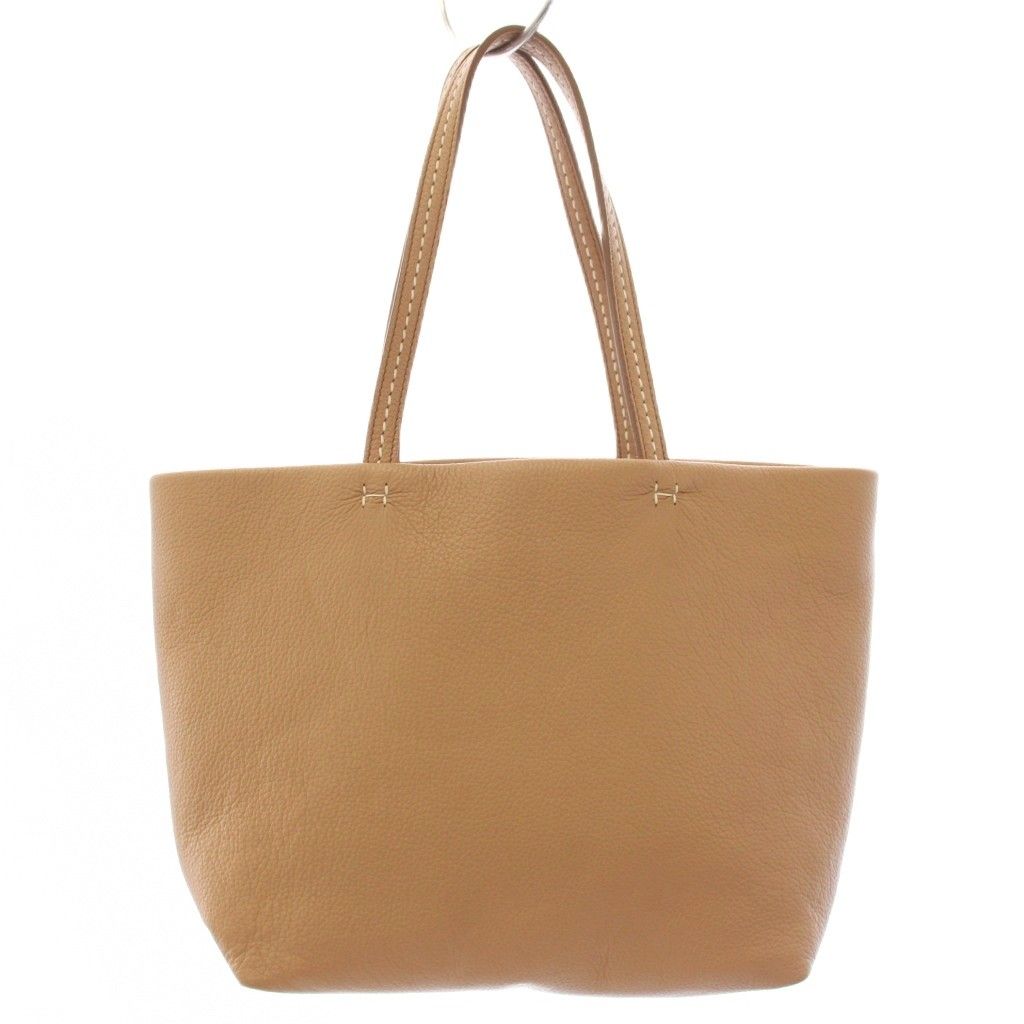 ヒロフ HIROFU チッタ ハンドバッグ トートバッグ レザー ステッチ ベージュ /TK 33,085円