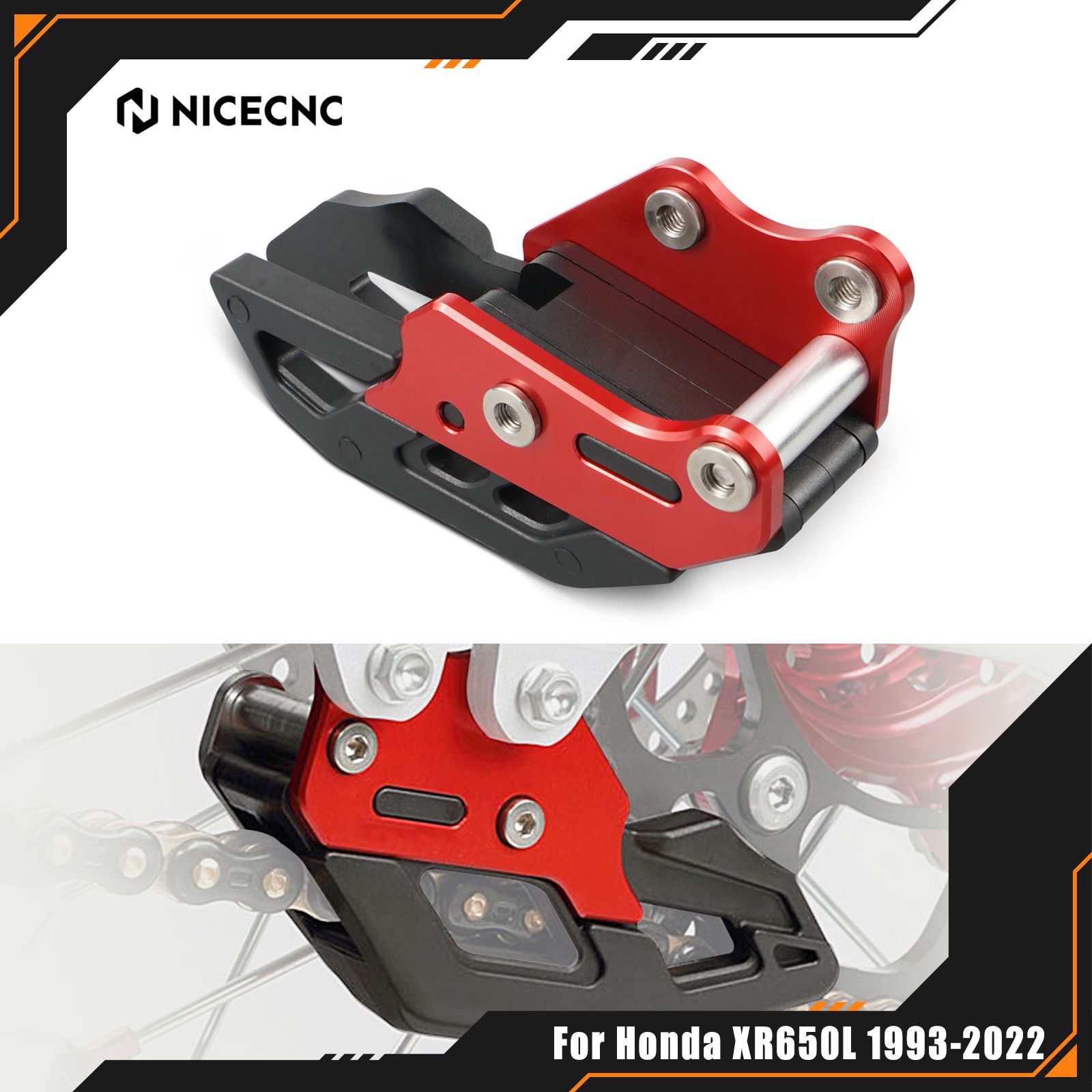 ホンダ XR650L/CRF250L/M/CRF250 RALLY/CRF300L Rally 用 チェーンガイドガードカバー