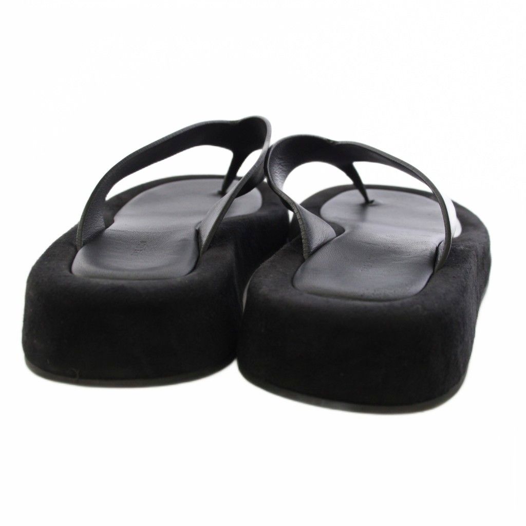 ザロウ THE ROW GINZA サンダル トングサンダル スエード レザー 37.5