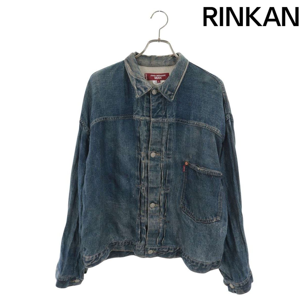 アイコムデギャルソンジュンヤワタナベマン ×リーバイス LEVI'S WQ-J904 リネン転写プリントジャケット メンズ XL