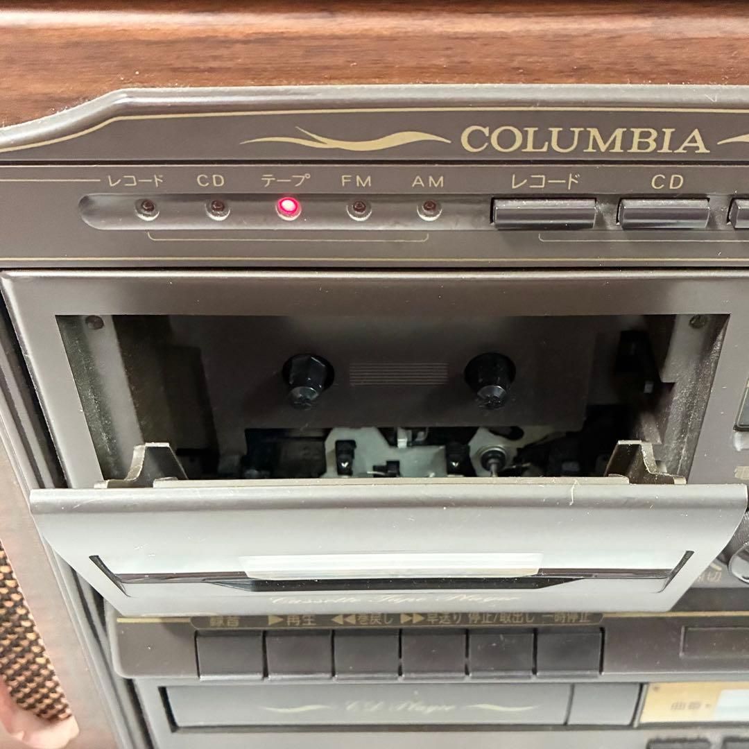 COLUMBIA 音聴箱 マルチプレーヤー GP-28 木目調 日本コロムビア