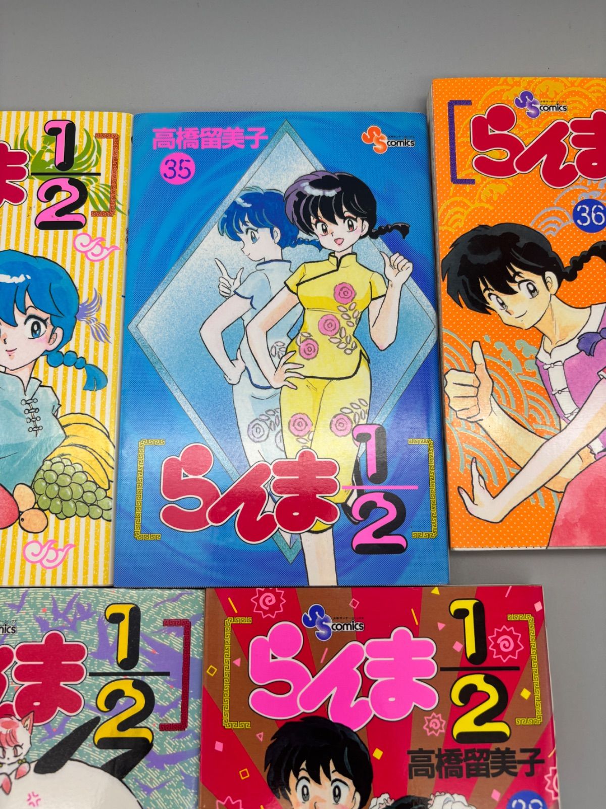 単品販売です】初版 らんま1/2 34、35、36、37、38 高橋留美子 小学館