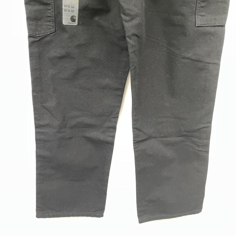 中古】Carhartt ダック地ペインターパンツ 31×32 B11 BLK ブラック
