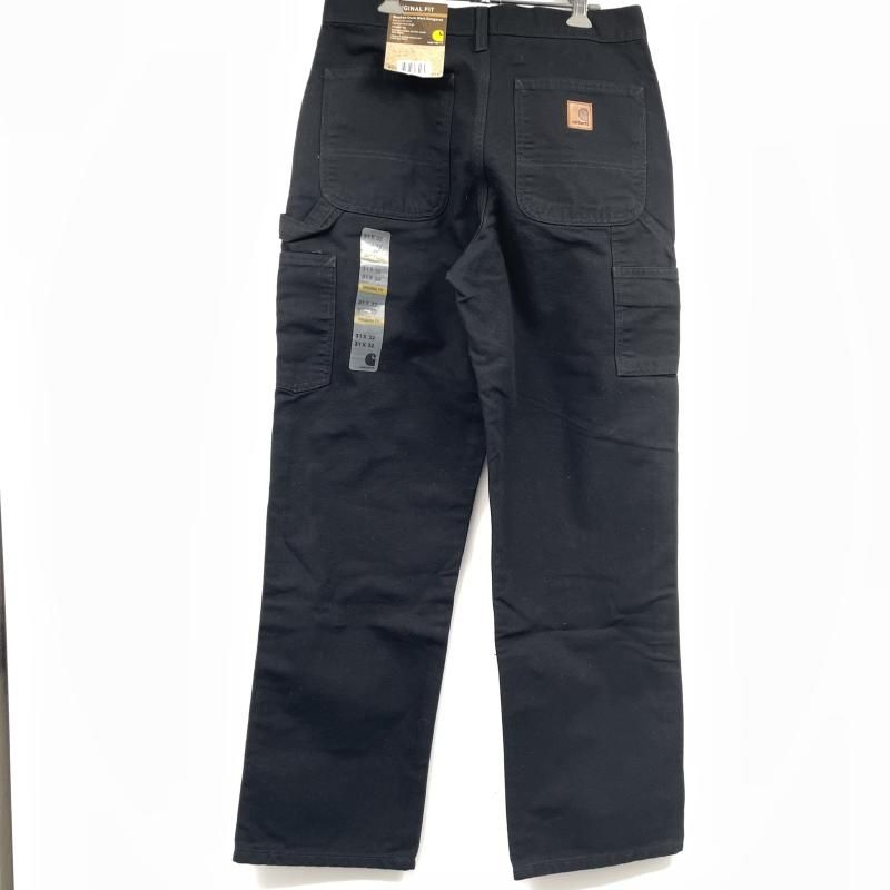 中古】Carhartt ダック地ペインターパンツ 31×32 B11 BLK ブラック