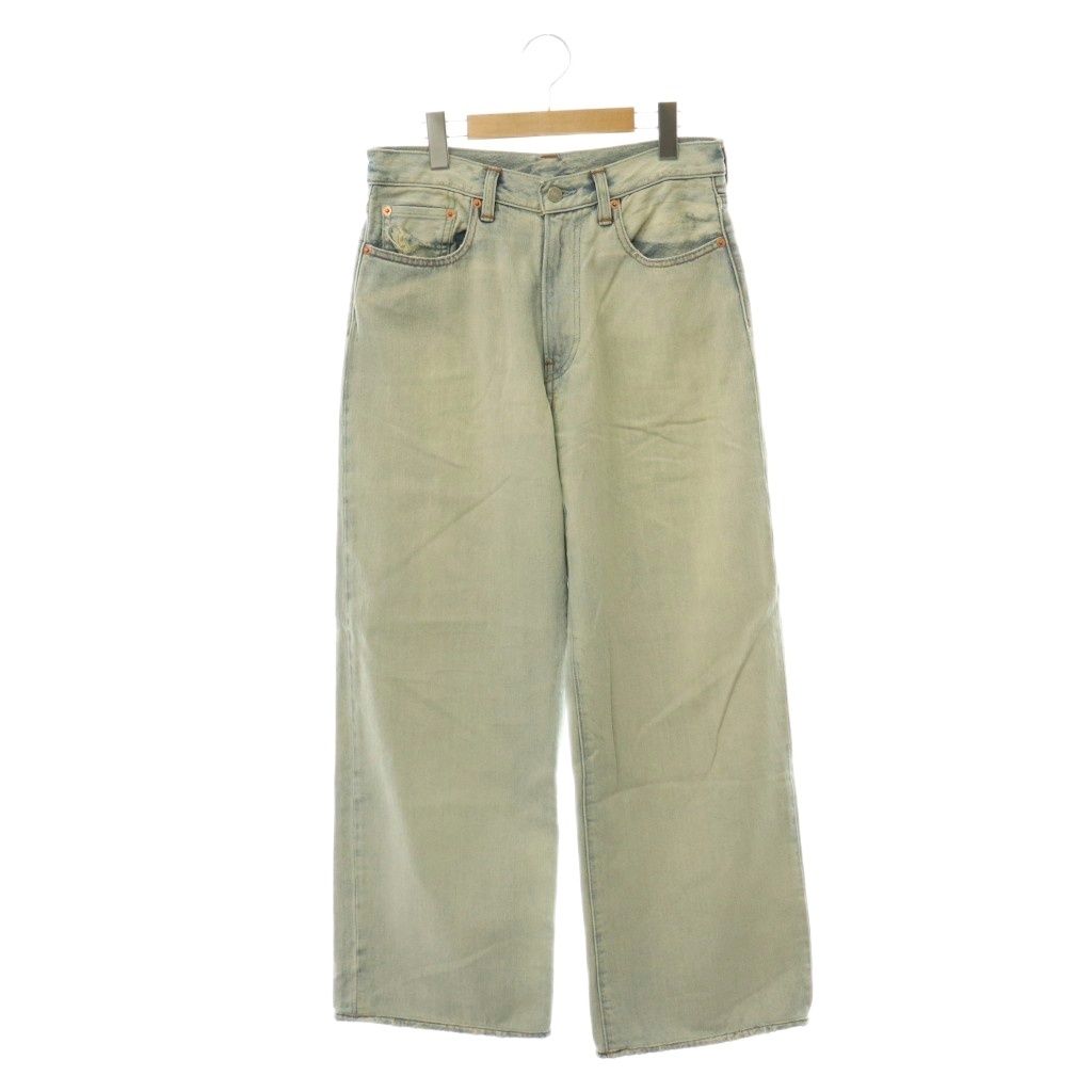 デニミスト Denimist 25AW TERI WIDELEG JEAN デニムパンツ LAppartement取り扱い ジーンズ ワイド ジッパーフライ 25 ライトブルー /DO ■OS
