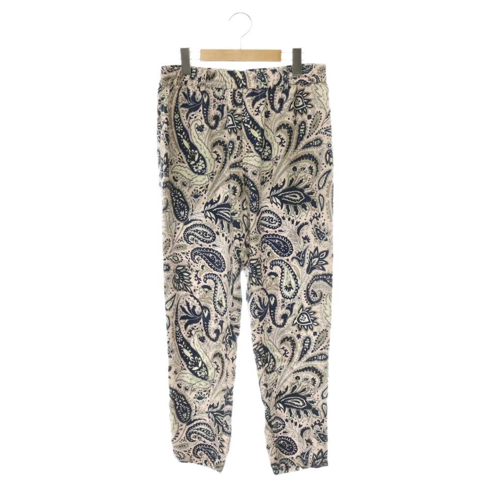 バナナタイム BANANATIME TAPERED PANT JUMBO PAISLEY パンツ LAppartement取り扱い テーパード イージー ペイズリー シルク S ライトピンク マルチカラー /DO ■OS