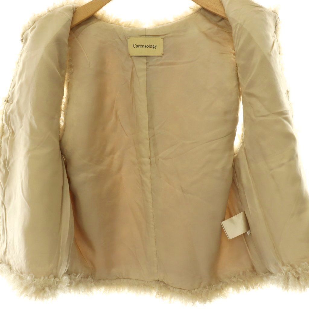 カレンソロジー Curensology 24AW カーリーショートベスト ボア F