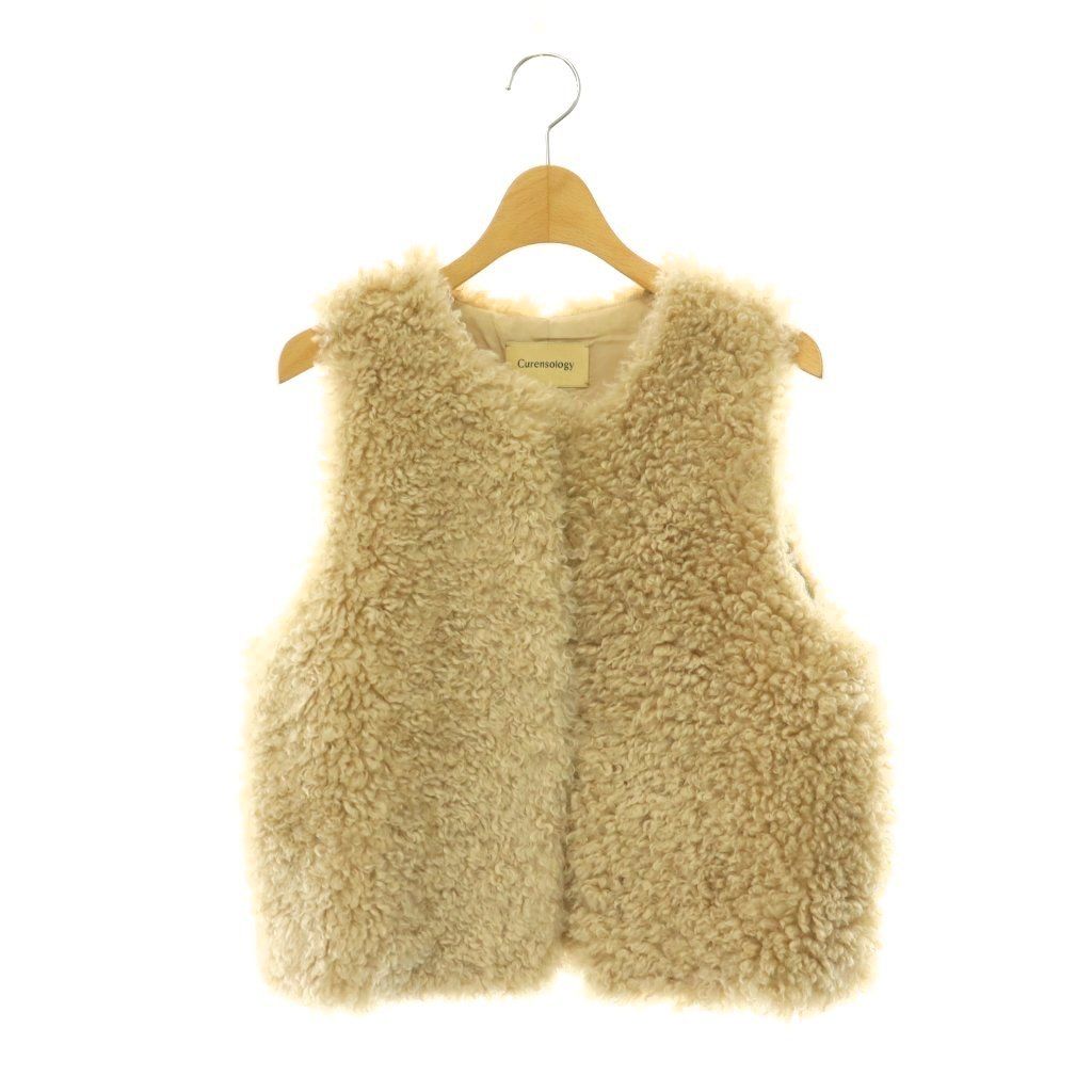 カレンソロジー Curensology 24AW カーリーショートベスト ボア F