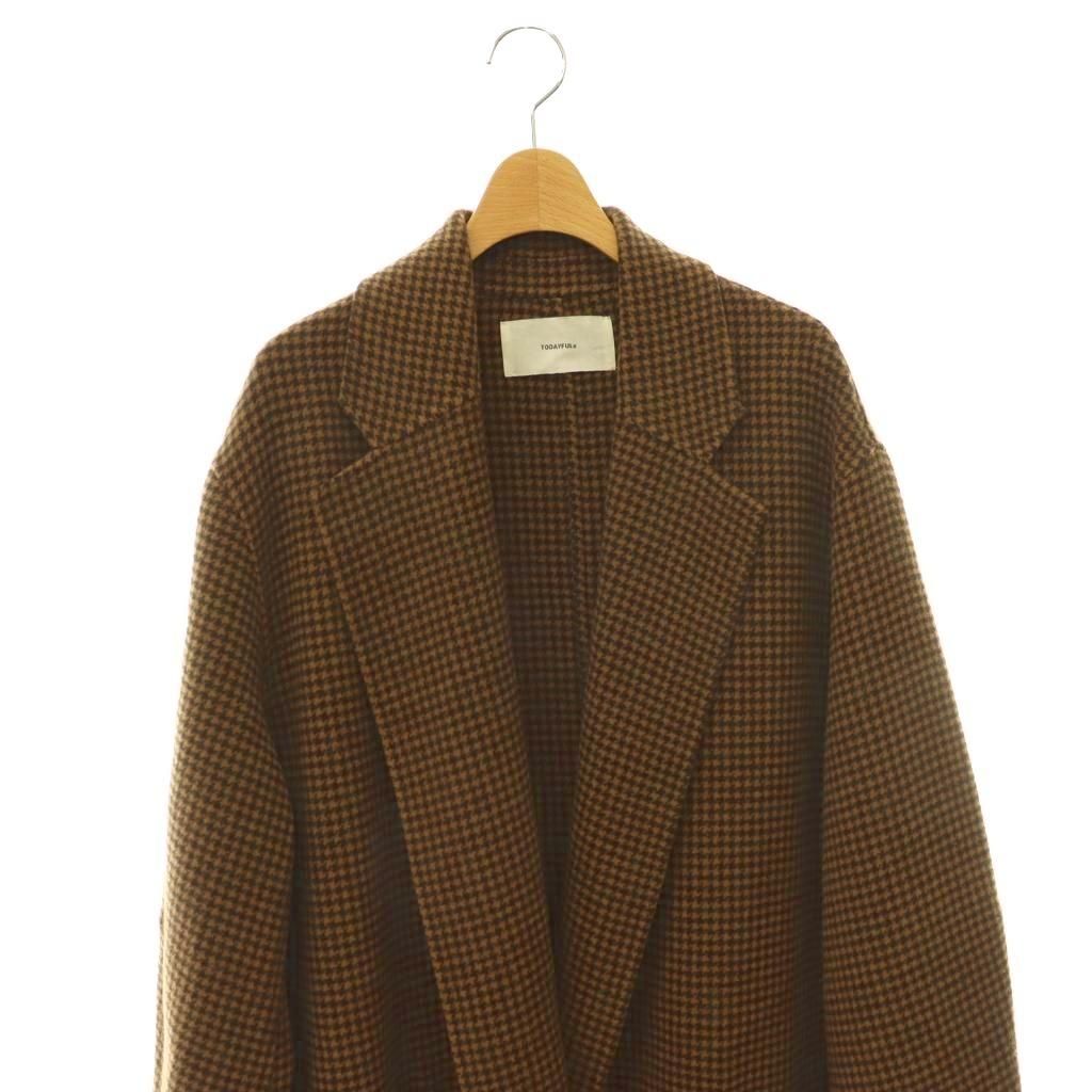 トゥデイフル TODAYFUL Over Check Coat チェスターコート ロング