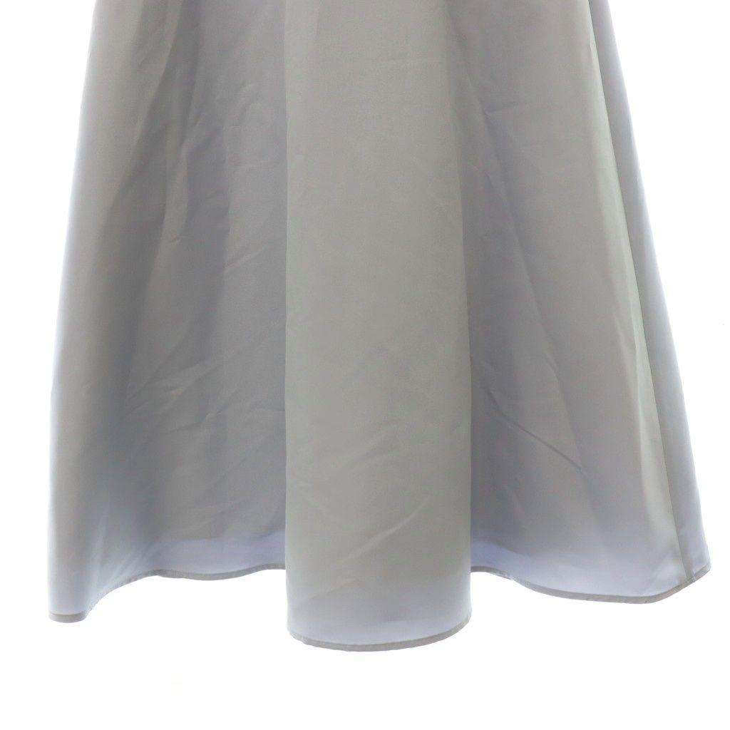 アウディーレ Audire 25SS Bouquet grosgrain circular スカート ロング フレア S サックスブルー /DO ■OS
