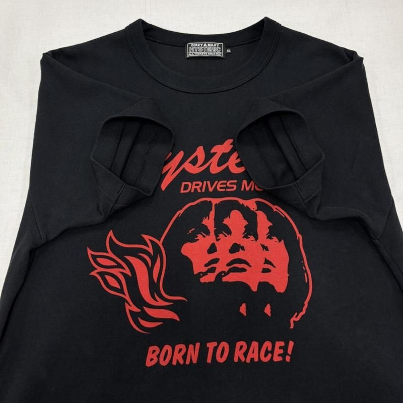 ヒステリックグラマー 半袖 グラフィック プリント ロゴ BORN TO RACE