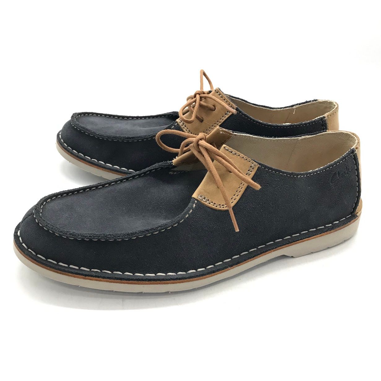 倉吉店】 中古 Clarks | クラークス ブーツ ネイビー 25.5cm 【127