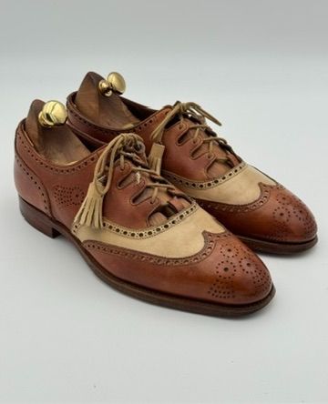 クロケット&ジョーンズ Crockett & Jones UK7D 25.5cm ギリーシューズ