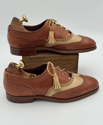 クロケット&ジョーンズ Crockett & Jones UK7D 25.5cm ギリーシューズ