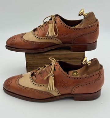 クロケット&ジョーンズ Crockett & Jones UK7D 25.5cm ギリーシューズ