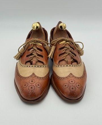 クロケット&ジョーンズ Crockett & Jones UK7D 25.5cm ギリーシューズ