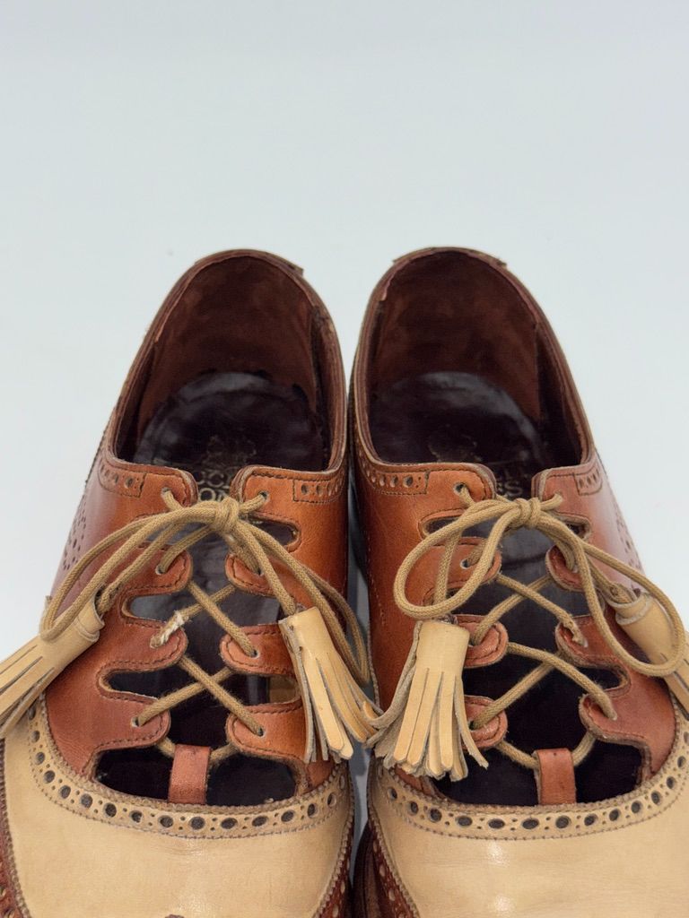 クロケット&ジョーンズ Crockett & Jones UK7D 25.5cm ギリーシューズ