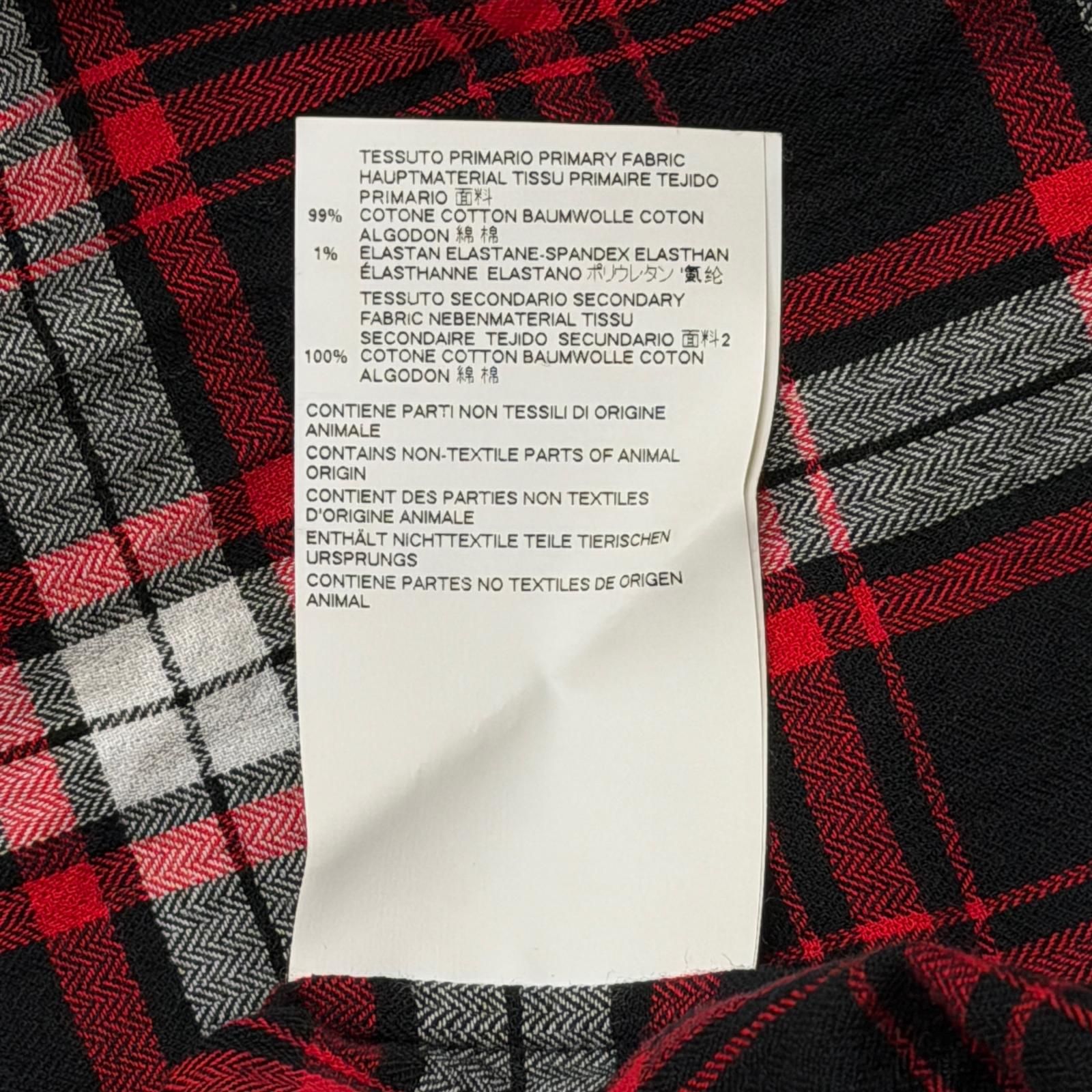 Maison Margiela 17SS REBUILD CHECK L/S SHIRT 再構築 ドッキング